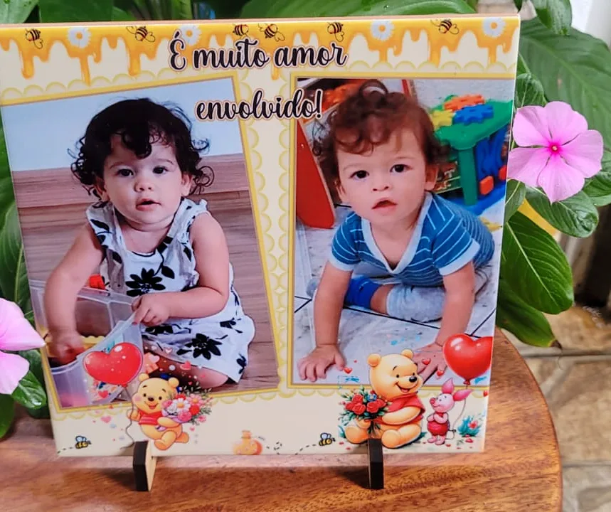 Azulejo duplo personalizado
