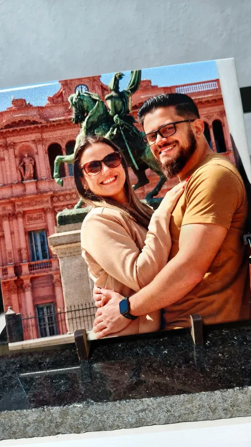 Azulejo personalizado com foto