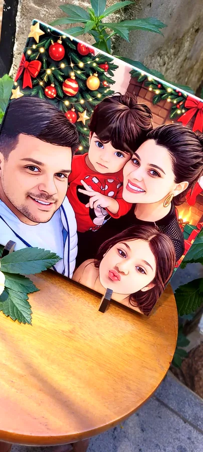 Azulejo personalizado de Natal