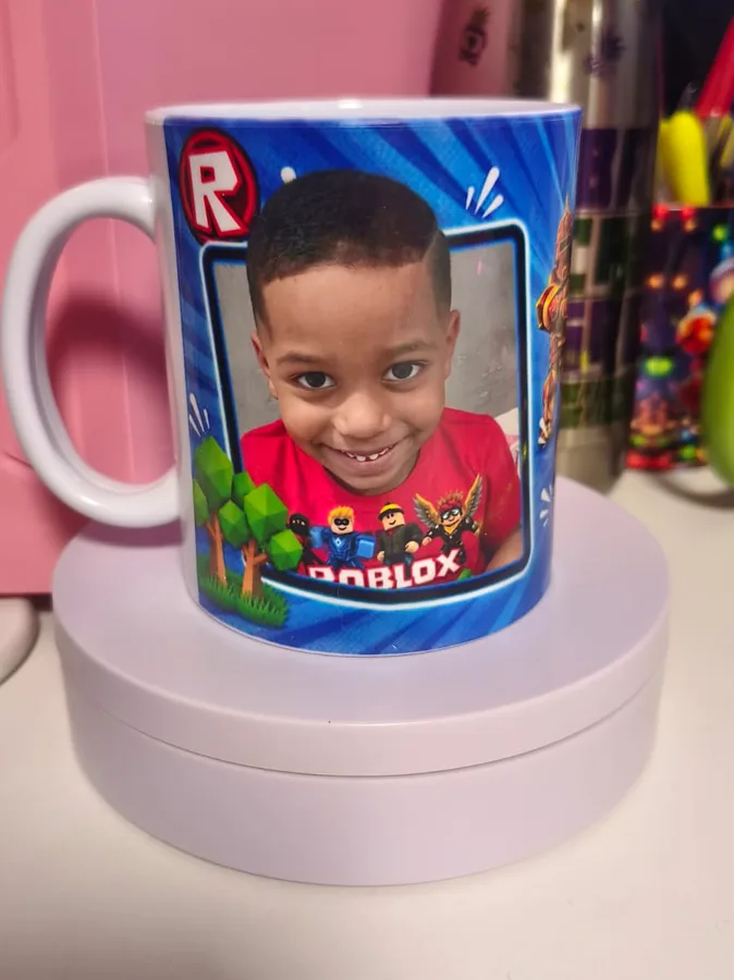 Caneca de polímero infantil