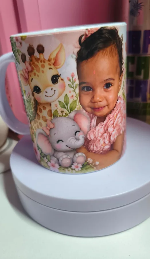 Caneca infantil com foto