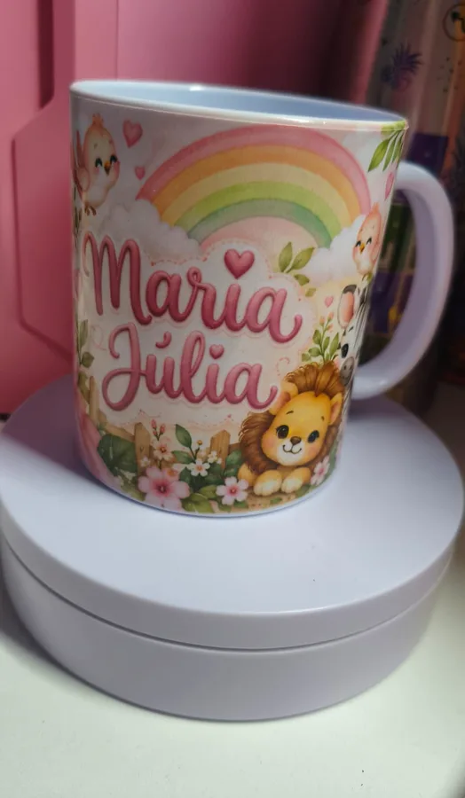 Caneca infantil com nome