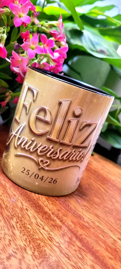 Caneca de aniversário